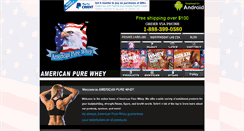 Desktop Screenshot of americanpurewhey.com